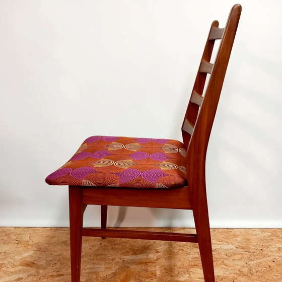 Image 1 of 4x Vintage teakhouten eetkamerstoelen