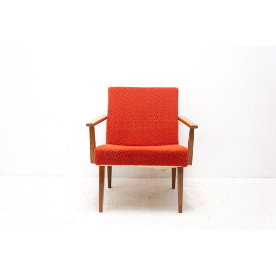 Image 1 of Paar vintage beukenhouten fauteuils van Tatra Nábytok, Tsjecho-Slowakije 1960