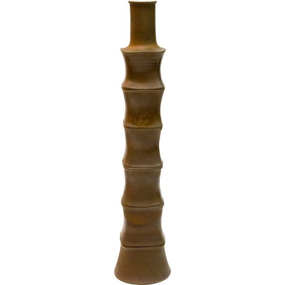 Image 1 of Vintage bamboe vaas, 1970-1979