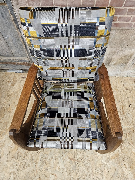 Image 1 of Art Deco Amsterdamse School Fauteuil.