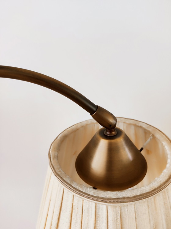 Image 1 of Vintage koperen staande vloerlamp