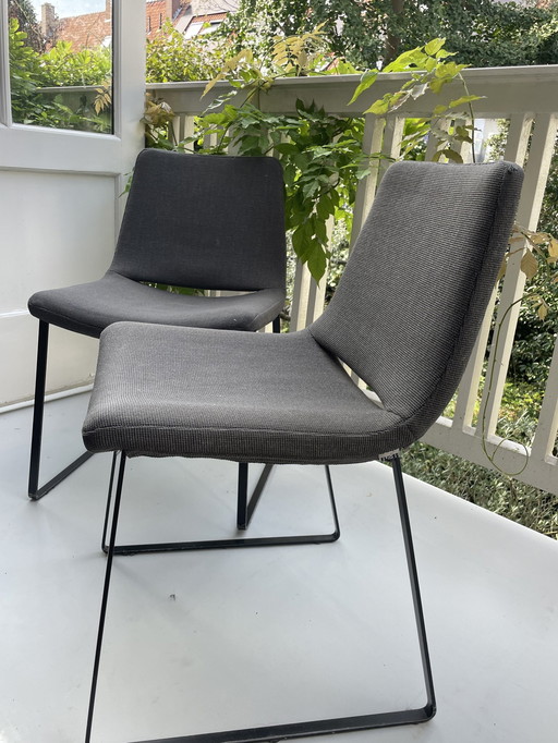 6x B&B Italia Metropolitan Dining Chairs