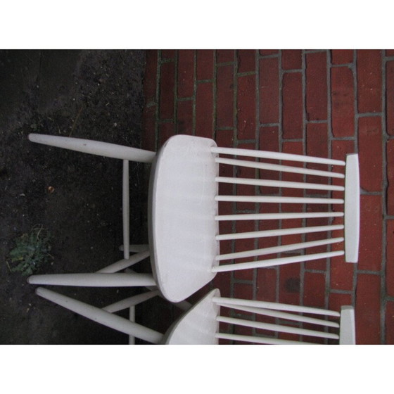 Image 1 of Set van 4 vintage stoelen in de stijl van Ilmari Tapiovaara