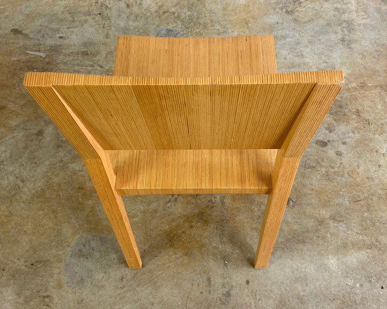 Image 1 of 8X Vintage Houten Design Stoel