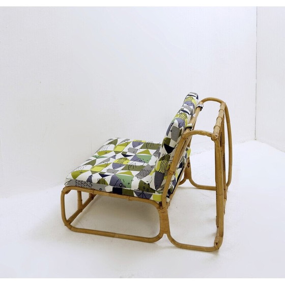 Image 1 of Paar vintage bamboe fauteuils