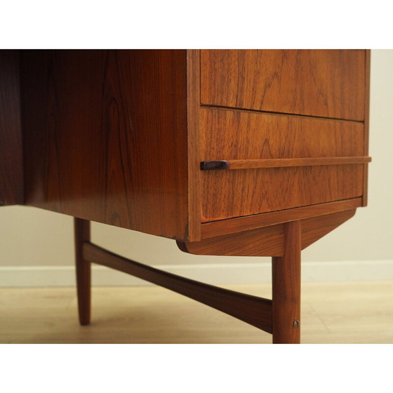 Image 1 of Teakhouten bureau, Deens ontwerp, jaren 1970, productie: Denemarken