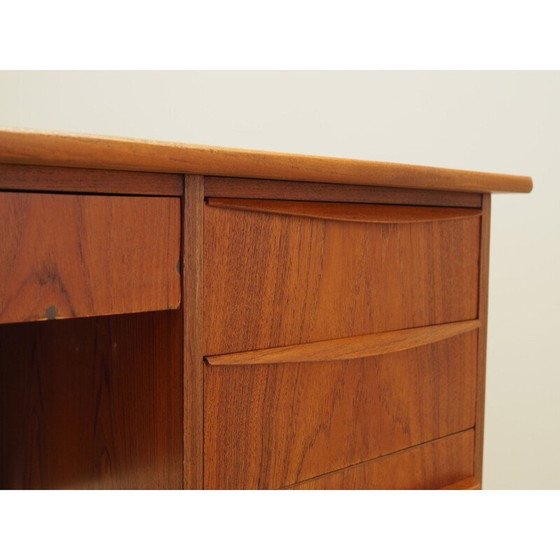 Image 1 of Teakhouten bureau, Deens ontwerp, jaren 1970, productie: Denemarken