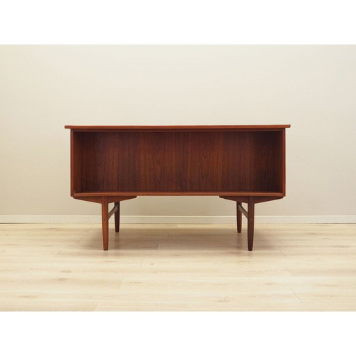 Teakhouten bureau, Deens ontwerp, jaren 1970, productie: Denemarken