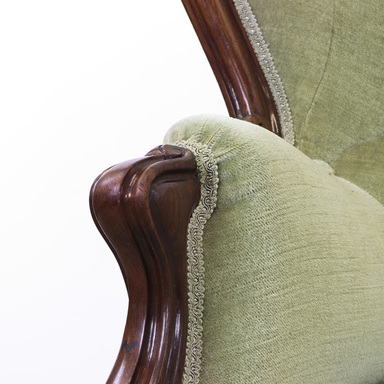 Image 1 of Mintgroene Engelse Sofa