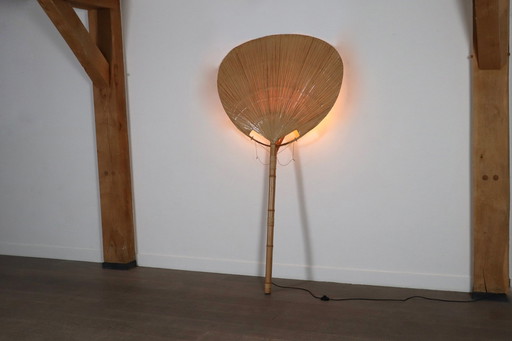 Grote Uchiwa vloerlamp van Ingo Maurer voor M Design, Duitsland 1977