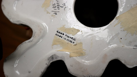 Image 1 of Vintage Italiaans design met de hand geschilderde keramieke hond