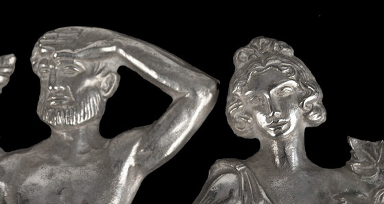 Image 1 of Zeer grote Art Deco Bronzen Wandsculptuur