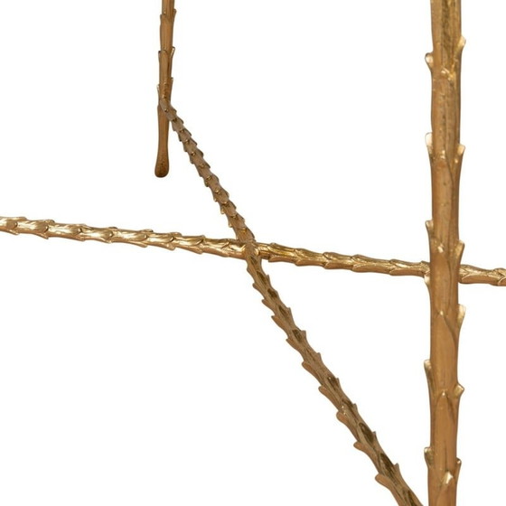 Image 1 of Vintage lak en bronzen salontafel van Maison Baguès, 1970