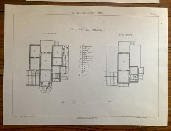 Image 1 of Illustraties Architectuur Berlijn 19e eeuw