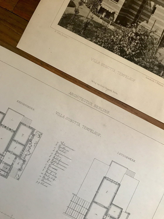 Image 1 of Illustraties Architectuur Berlijn 19e eeuw