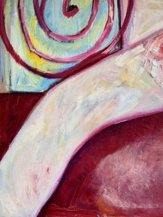 Image 1 of Patricia Pelsener ( 1956 ) Gigantische kwaliteit abstract schilderij