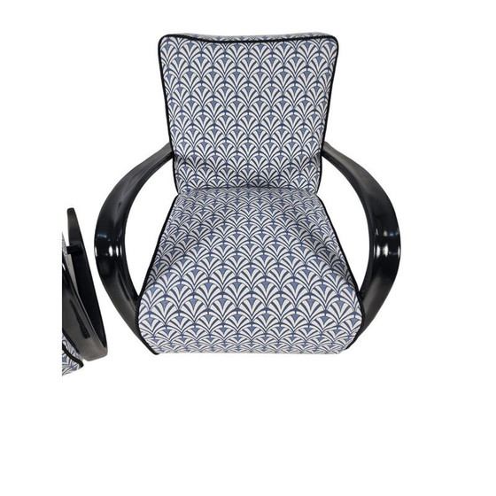 Image 1 of Paar vintage fauteuils H 269 van Jindřich Halabala voor Up Závody, Tsjecho-Slowakije 1940