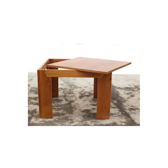 Image 1 of Vintage salontafel mod. 771 in hout en palissander door Afra en Tobia Scarpa voor Cassina, Italië 1965