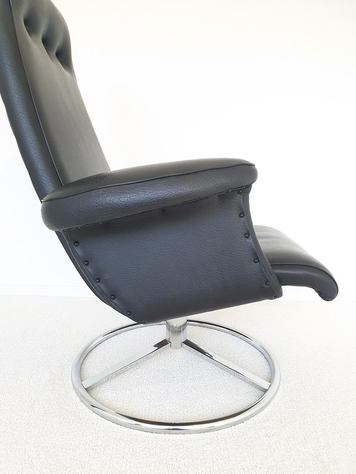 Goldsiegel Jaren 70 Draaifauteuil