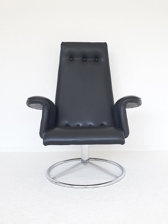 Image 1 of Goldsiegel Jaren 70 Draaifauteuil