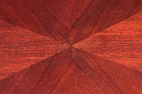Image 1 of Søren Georg Jensen Kubus Radial Teak salontafel, Denemarken, 1960S