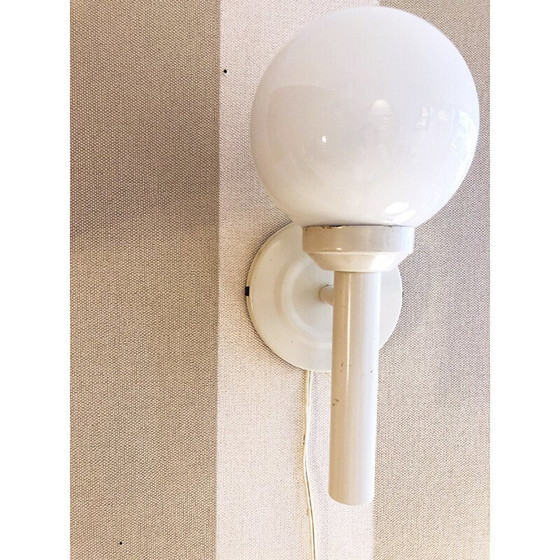 Image 1 of Paar vintage glazen wandlampen van Abo Randers, 1970