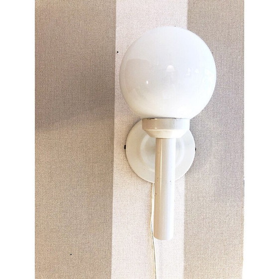 Image 1 of Paar vintage glazen wandlampen van Abo Randers, 1970