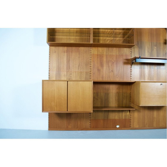 Image 1 of Modulair vintage teak wandsysteem van Poul Cadovius voor Cado, 1959