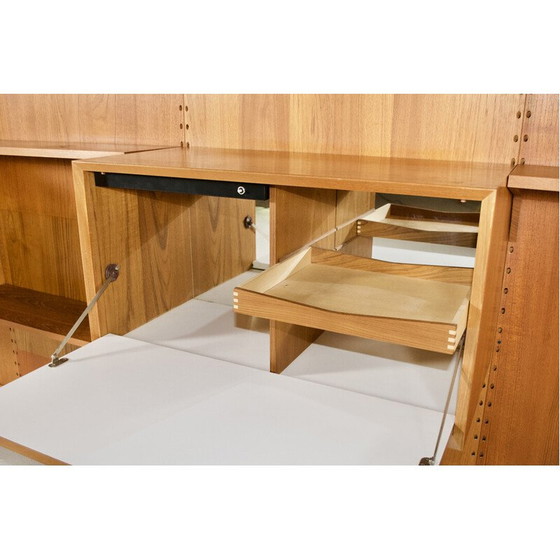Image 1 of Modulair vintage teak wandsysteem van Poul Cadovius voor Cado, 1959