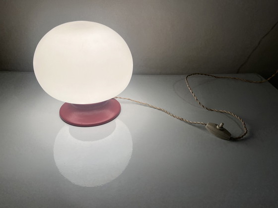 Image 1 of Antieke Paddestoel Opaline Lamp