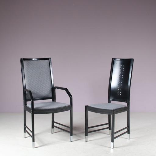 Set van 10 eetkamerstoelen door Ernst W. Beranek voor Thonet, Oostenrijk 1980