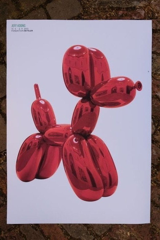 Image 1 of Jeff Koons "Red Dog" Poster