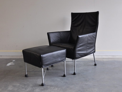 Montis Charly Fauteuil met Hocker by Gerard van den Berg