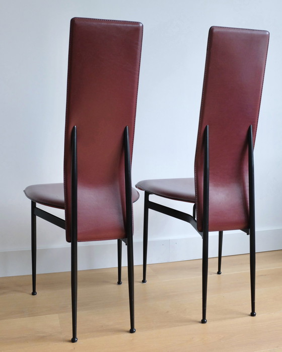 Image 1 of 4x Fasem S44 eetkamerstoelen