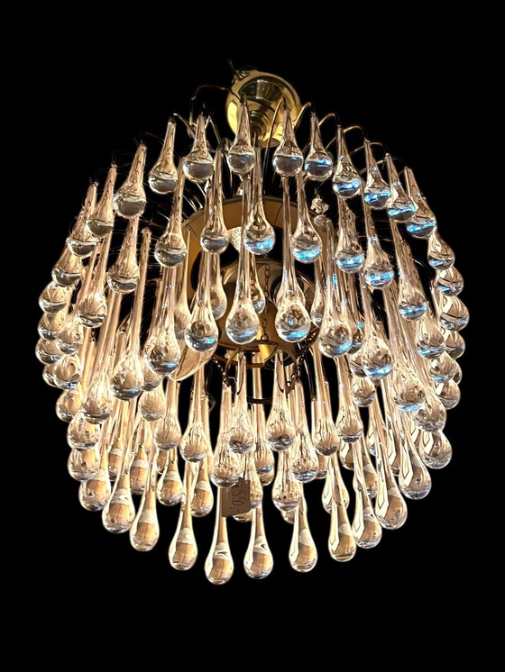 Image 1 of Vintage Xxl Teardrop Chandelier