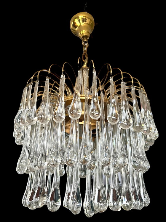 Image 1 of Vintage Xxl Teardrop Chandelier