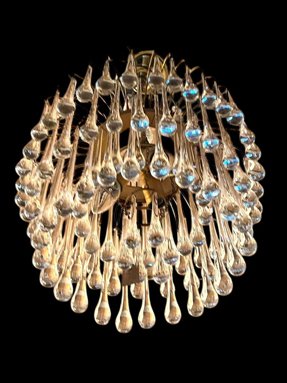 Image 1 of Vintage Xxl Teardrop Chandelier