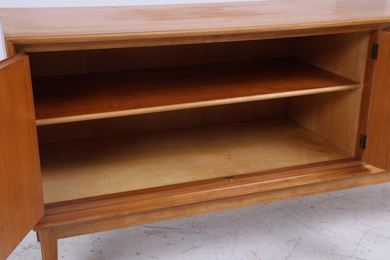 Image 1 of Vintage dressoir 60s | Mid Century TV plank met laden ladekast retro houtopslag