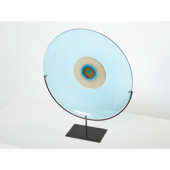 Image 1 of Vintage Polipo schaal in Murano glas van Tapio Wirkkala voor Venini, 1990