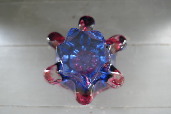 Image 1 of Vintage Chribska Glass Josef Michal Hospodka vaas