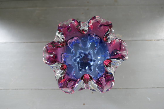 Image 1 of Vintage Chribska Glass Josef Michal Hospodka vaas