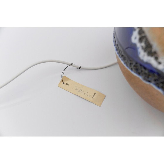 Image 1 of Vintage keramische globe tafellampvoet voor Leola, 1960