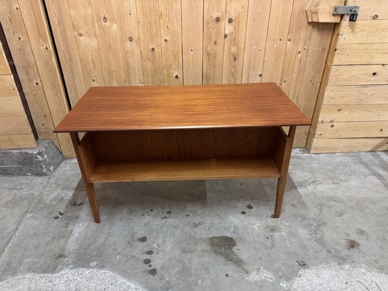 Image 1 of Teakhouten bureau van Gunnar Nielsen voor Tibergaard, 1960