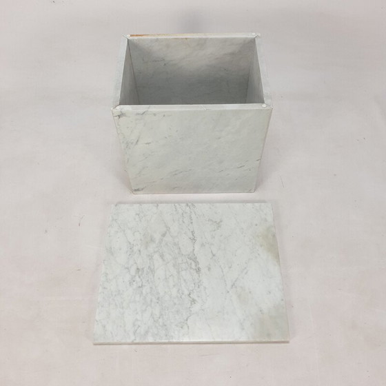 Image 1 of Italiaanse marmeren vintage salontafel, jaren 1980