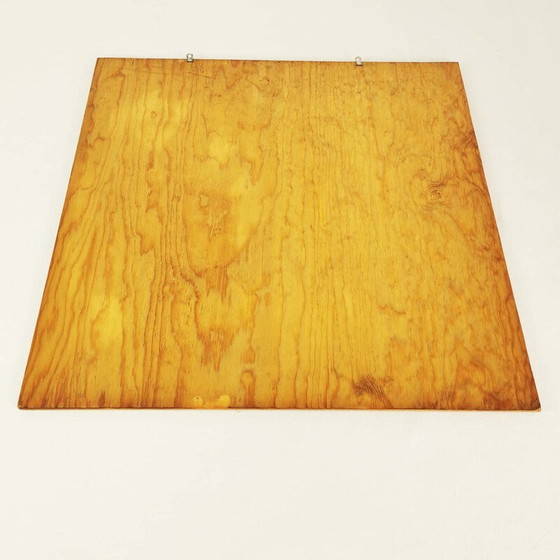 Image 1 of Vintage schilderij geweven met draad door de Huichol-stam, Mexico 1970