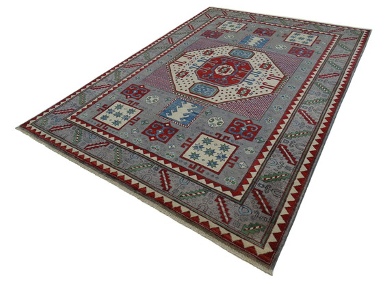 Image 1 of Kazak - 297 x 206 cm - Handgeknoopt vloerkleed