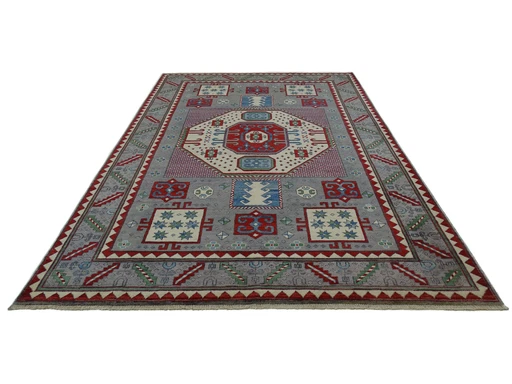 Kazak - 297 x 206 cm - Handgeknoopt vloerkleed