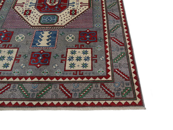 Image 1 of Kazak - 297 x 206 cm - Handgeknoopt vloerkleed