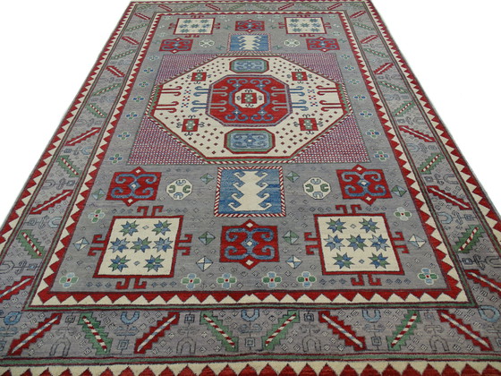 Image 1 of Kazak - 297 x 206 cm - Handgeknoopt vloerkleed