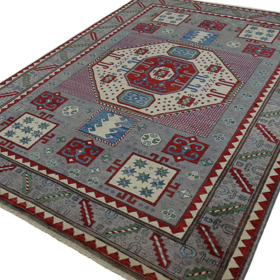 Image 1 of Kazak - 297 x 206 cm - Handgeknoopt vloerkleed